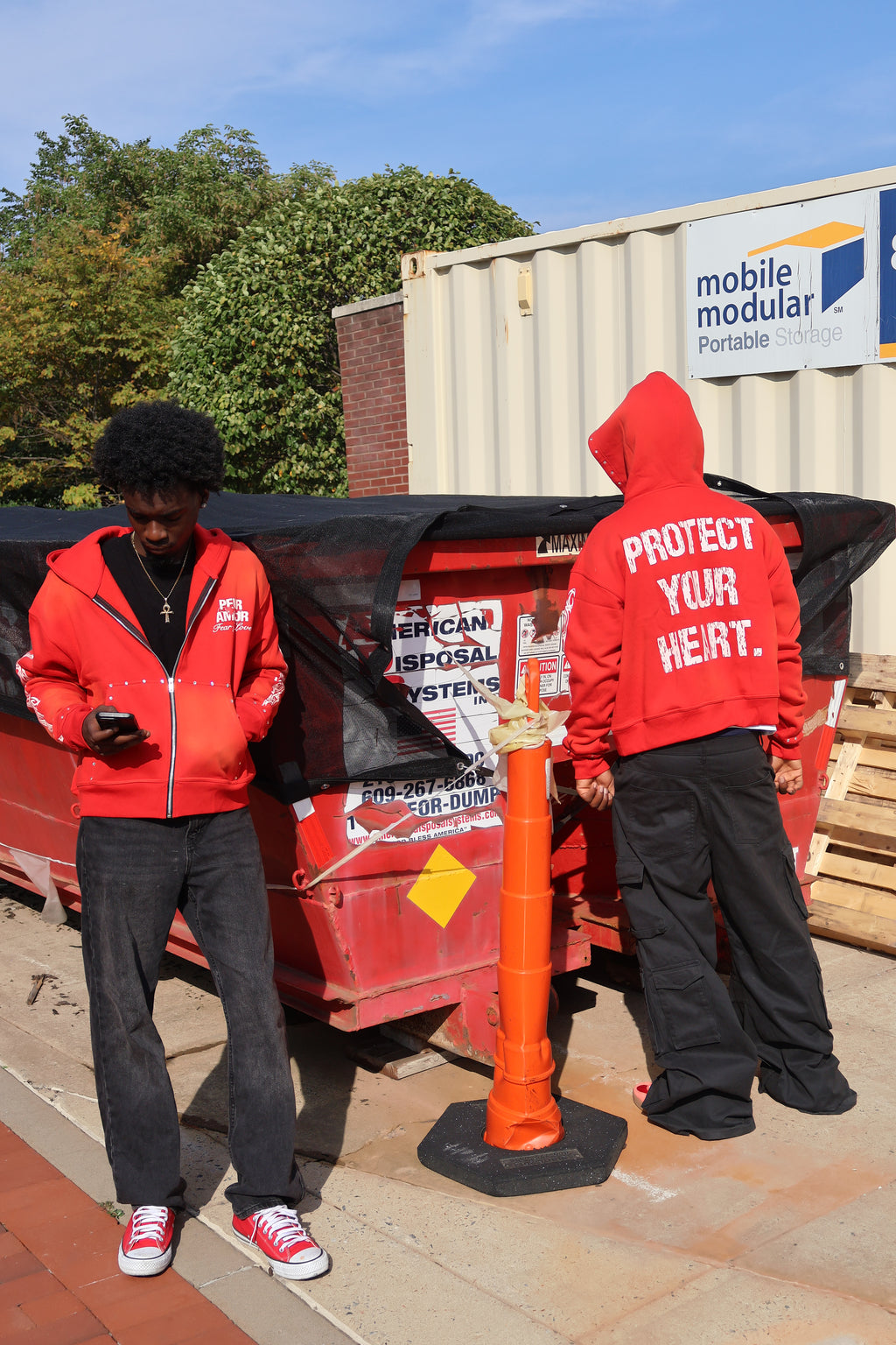 Protect Your Heart Red Hoodie