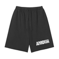Amour Washed Raw Hem Shorts