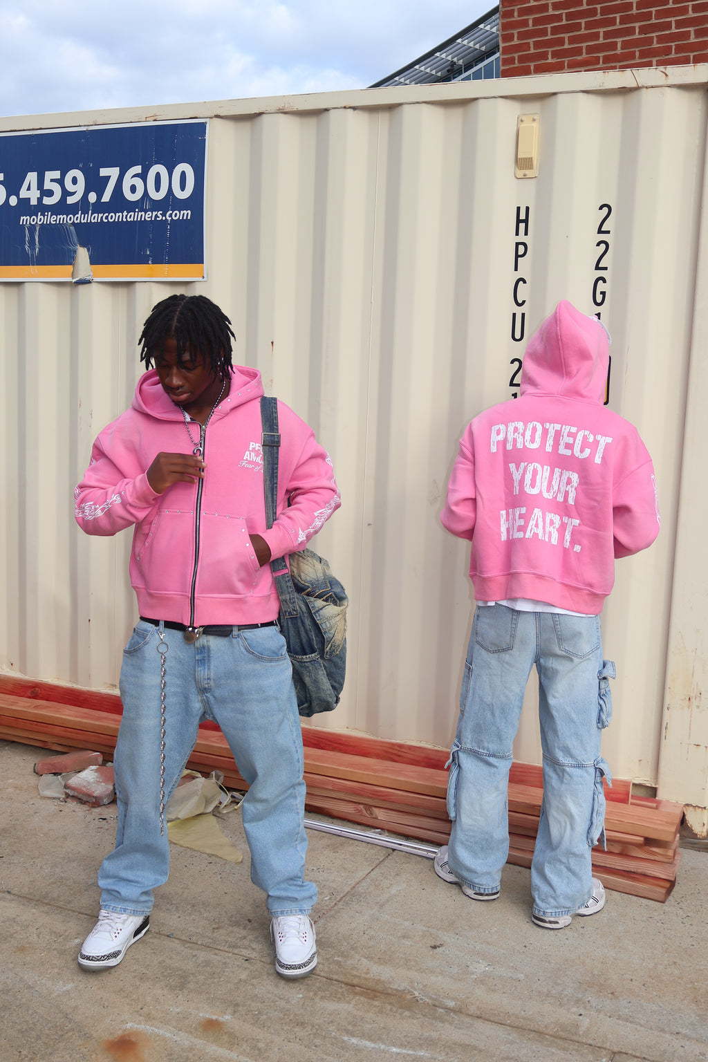 Protect Your Heart Pink Hoodie