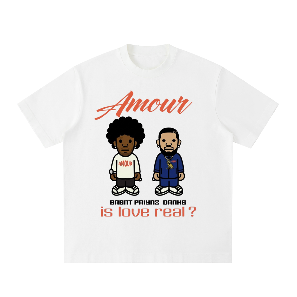 Is Love Real? Heavyweight Vintage Washed Frayed T-Shirt