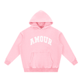 AMOUR Snow Wash Fleece Oversize Hoodie