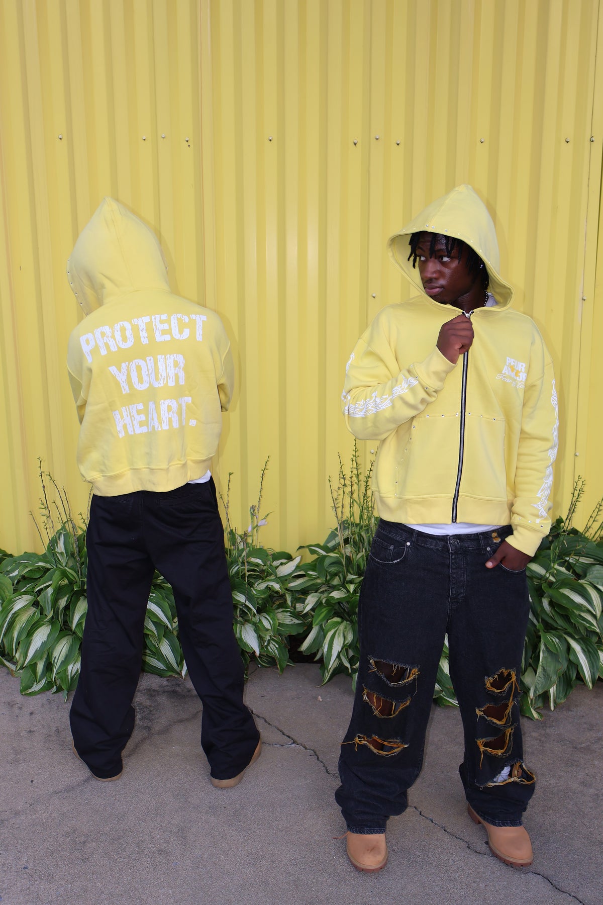 Protect Your Heart Yellow Hoodie