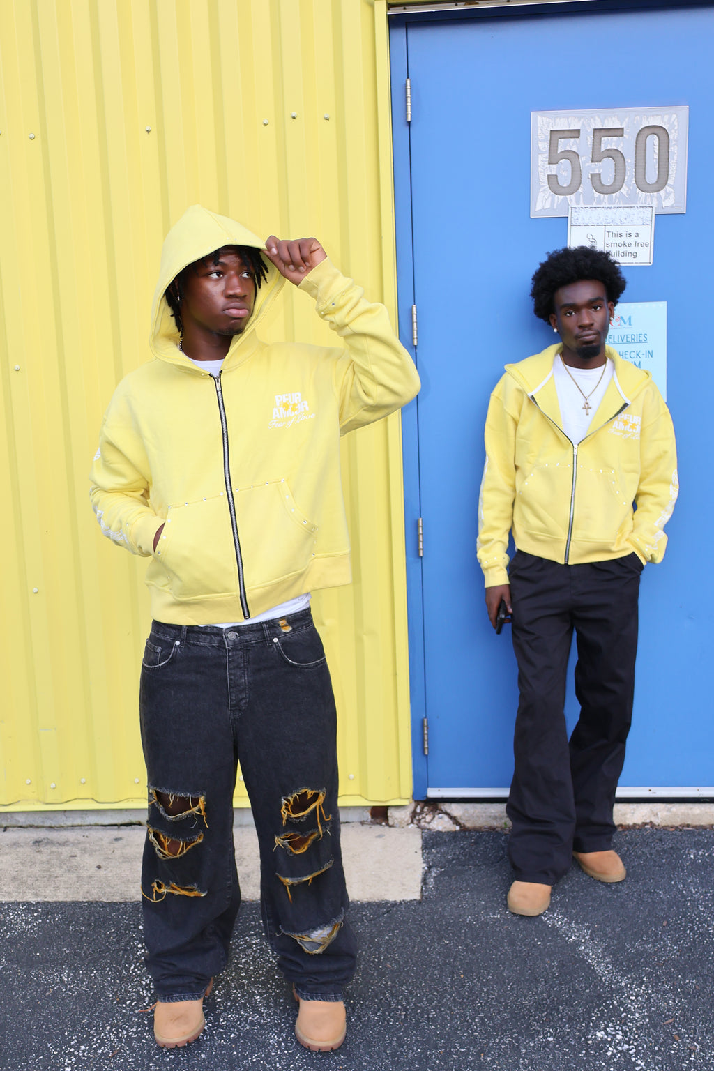 Protect Your Heart Yellow Hoodie