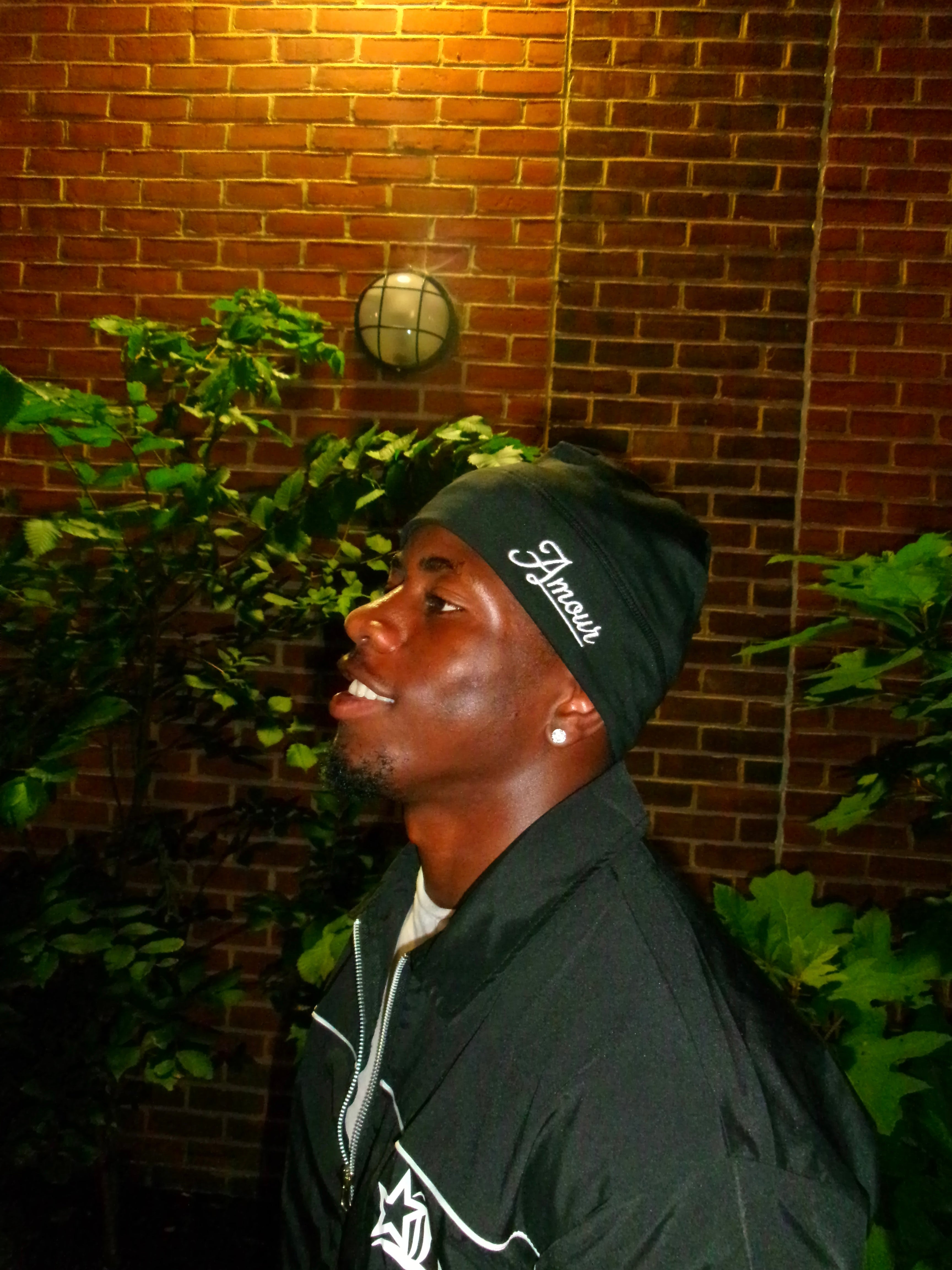 Amour Skull Cap Black and White